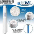 INC Ph Neutralization Liquid Filter Cartrid | Calcite Filter To Raise Alkalinity Of Low Ph Liquid | 20" Standard Size Fits 20” Standard Filter Housing | H-F2520CALCITE (20" Standard)