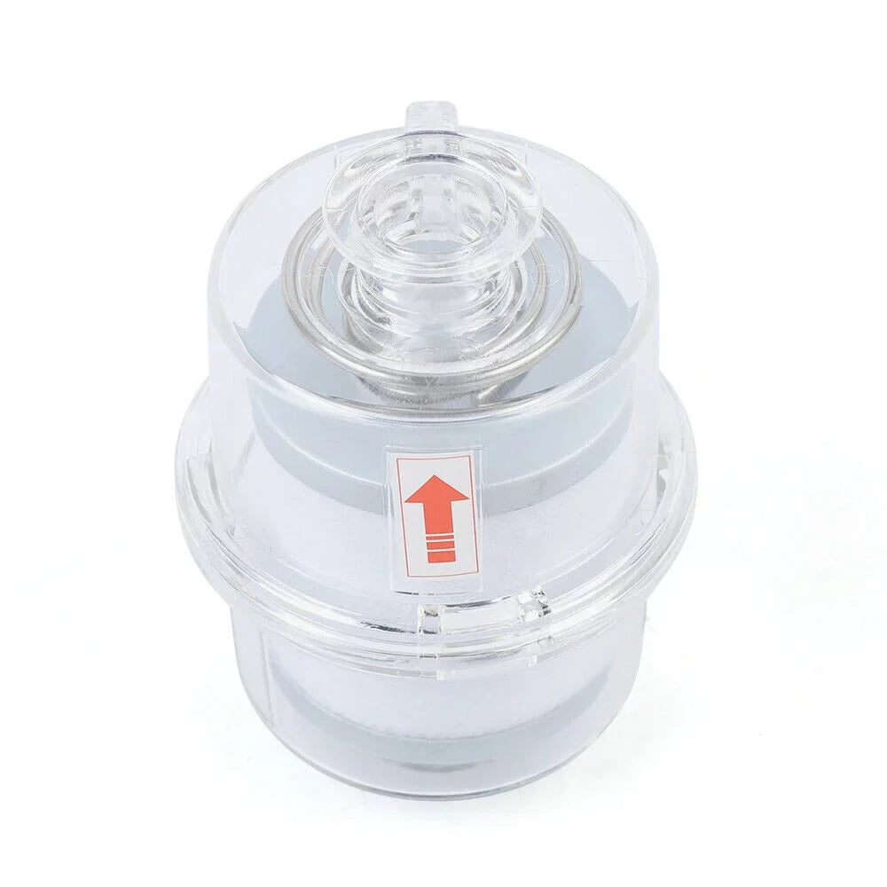 Fichiouy Oil Mist Filter for Vacuum Pump Fume Separator Exhaust Filter KF25 White