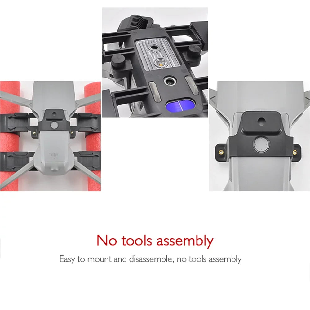 moobody Compatible with DJI Mavic Air 2 AIR 2S Drone Float Holder Landing Gear Stick Bracket Heighten Extender Holder Training kit