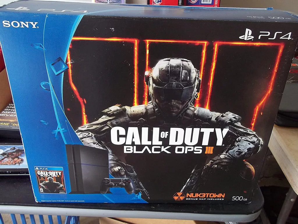 Restored PlayStation 4 PS4 Console Bundle With Call Of Duty Black Ops III 500 GB COD (Refurbished)