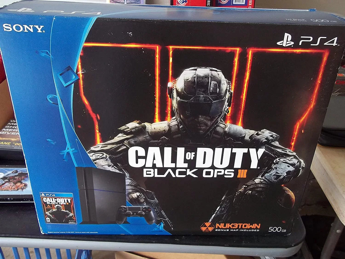 Restored PlayStation 4 PS4 Console Bundle With Call Of Duty Black Ops III 500 GB COD (Refurbished)