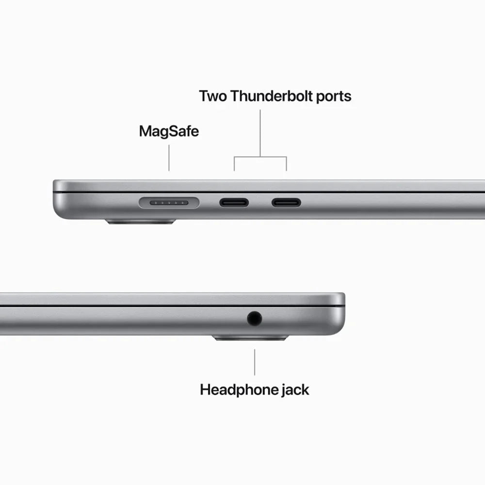 Restored MacBook Air 15" Mobile pc with M2 Chip, 8GB RAM, 512GB SSD in Space Gray MQKQ3LL/A Like New (Refurbished)