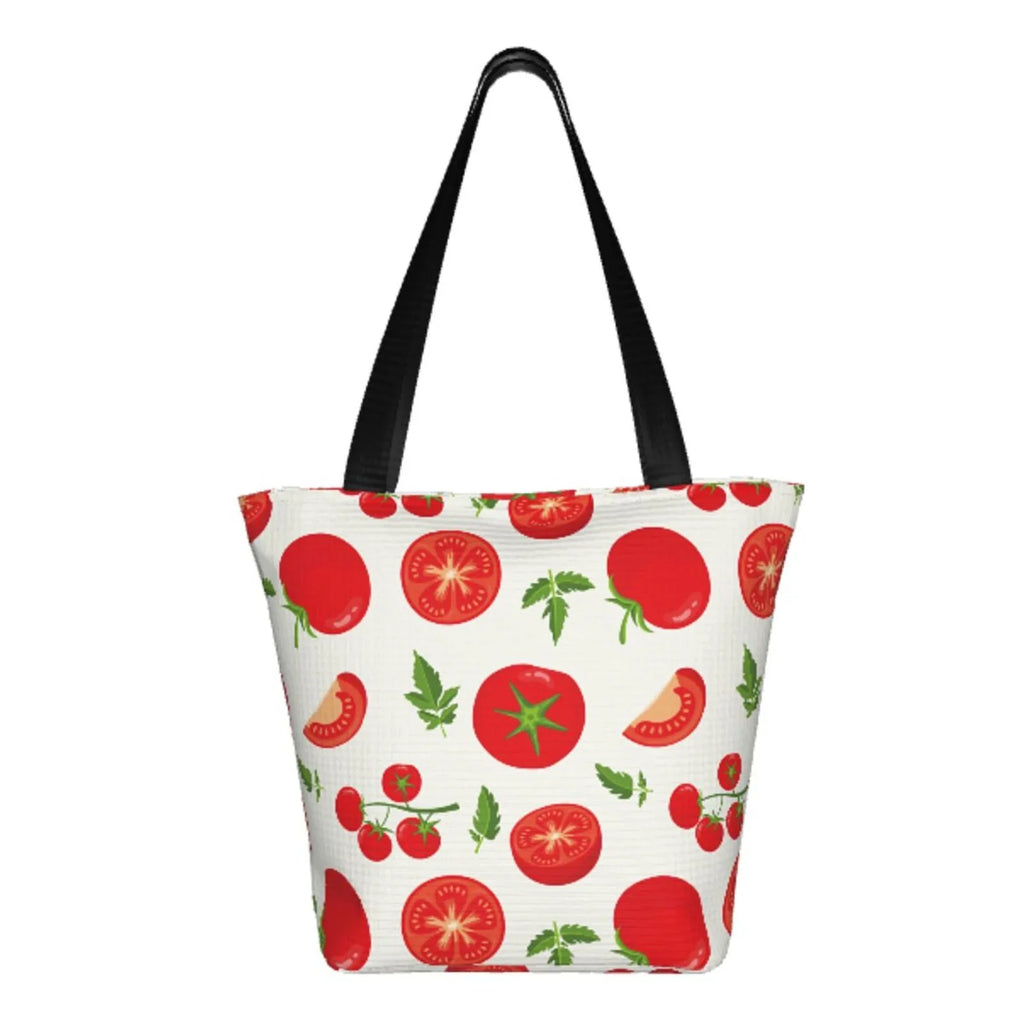 Lukts Fresh Red Tomato Tote Bag,Shoulder Bag Women'S Hobos Handbags Large Capacity Shopping Bag
