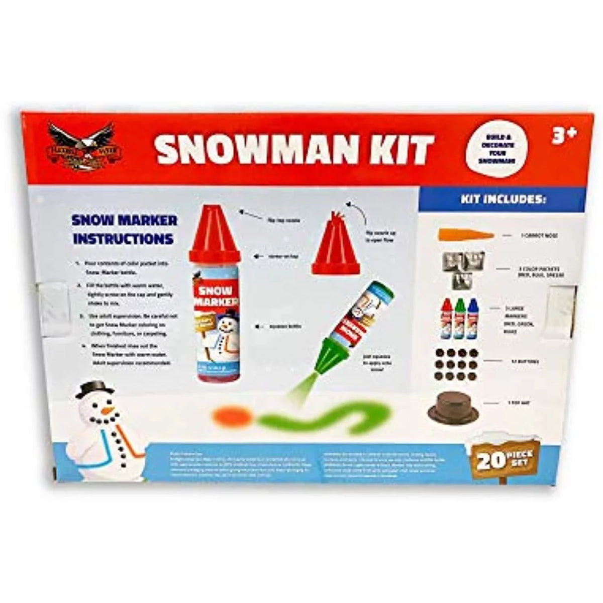 Flexible Flyer SM101 20-Pc. Snowman Decorating Kit - Quantity 1