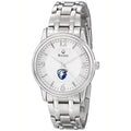 Men's Bulova Silver Texas Tyler Patriots Stainless Steel Quartz Watch