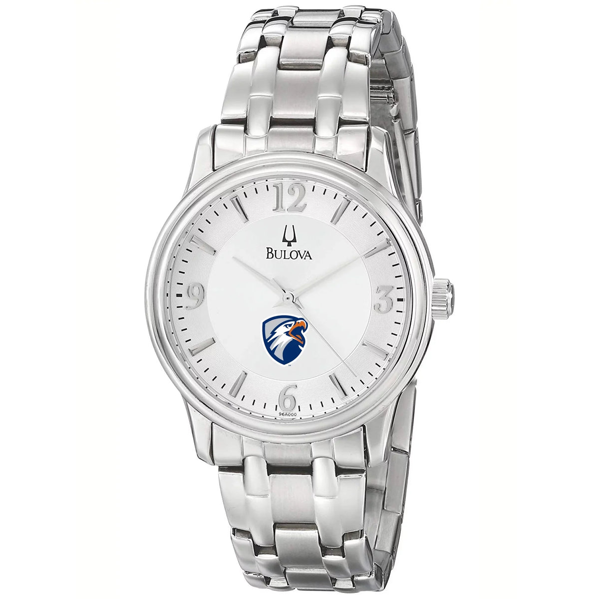 Men's Bulova Silver Texas Tyler Patriots Stainless Steel Quartz Watch