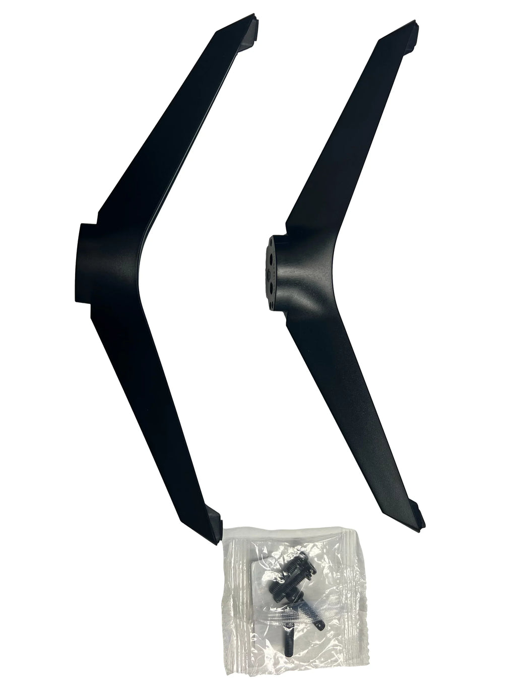 Xtrasaver OEM Replacement Vizio Base Tabletop TVs Stand Legs and TV Pedestal Feet sub for Vizio D-Series 40" Class Full HD Smart TV (D40f-J09), Screws Included - Pre-owned Like New