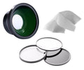 Lumix DMC-LX10 0.43X High Definition Super Wide Angle Lens w/ Macro + Filter/Lens Adapter + Filter Set