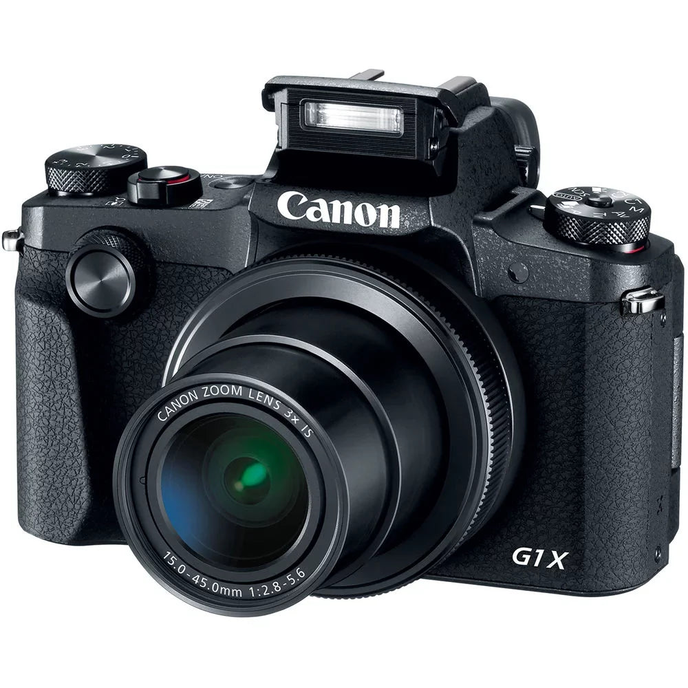 6TH Ave Electronics Bundle For PowerShot G1 X Mark III Digital Camera (2208C001), 64GB Card, 2 x NB13L Battery, Corel Software, Charger, LED Light, Soft Bag + More (International Model)