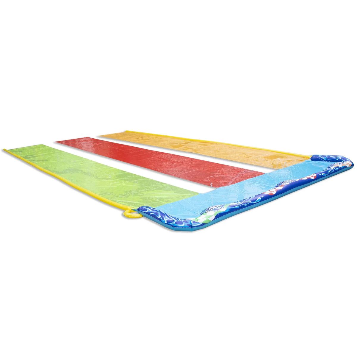 Banzai 16 Feet Triple Tag Racing Fluid Slide - Side-by-Side-by-Side Racing Fun!
