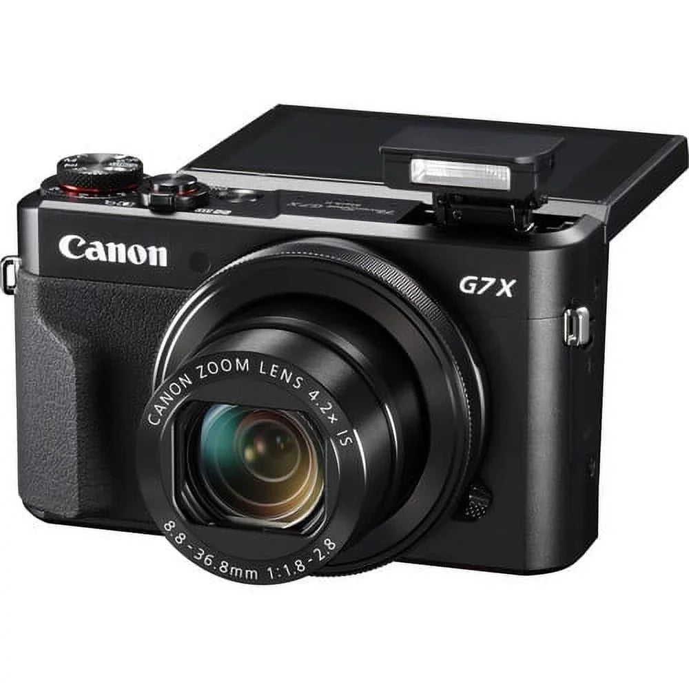 PowerShot G7X Mark II Digital Camera + Pixi Starter Bundle Kit