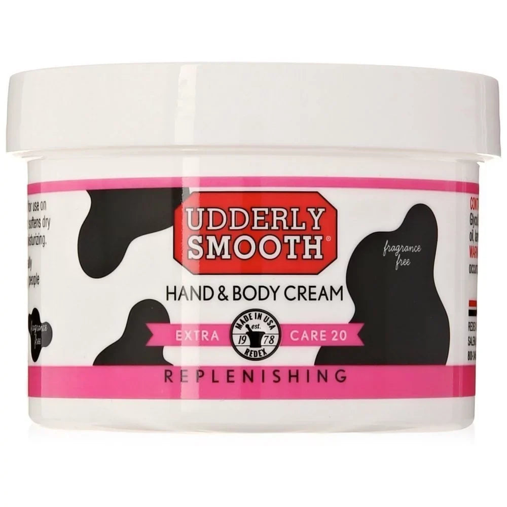 2 Pack Udderly Smooth Extra Care Cream with 20% Urea, Replenishing, 8 oz