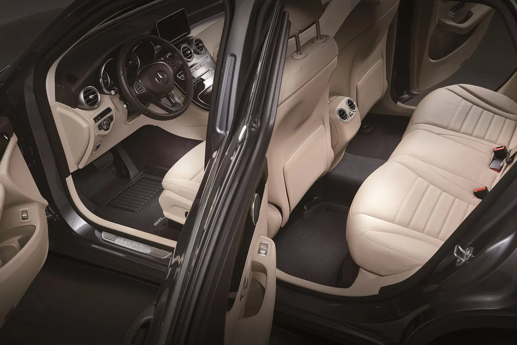 3D MAXpider KAGU Floor Mat (BLACK) compatible with CHRYSLER PACIFICA/VOYAGER 2020-2024 - Full Set