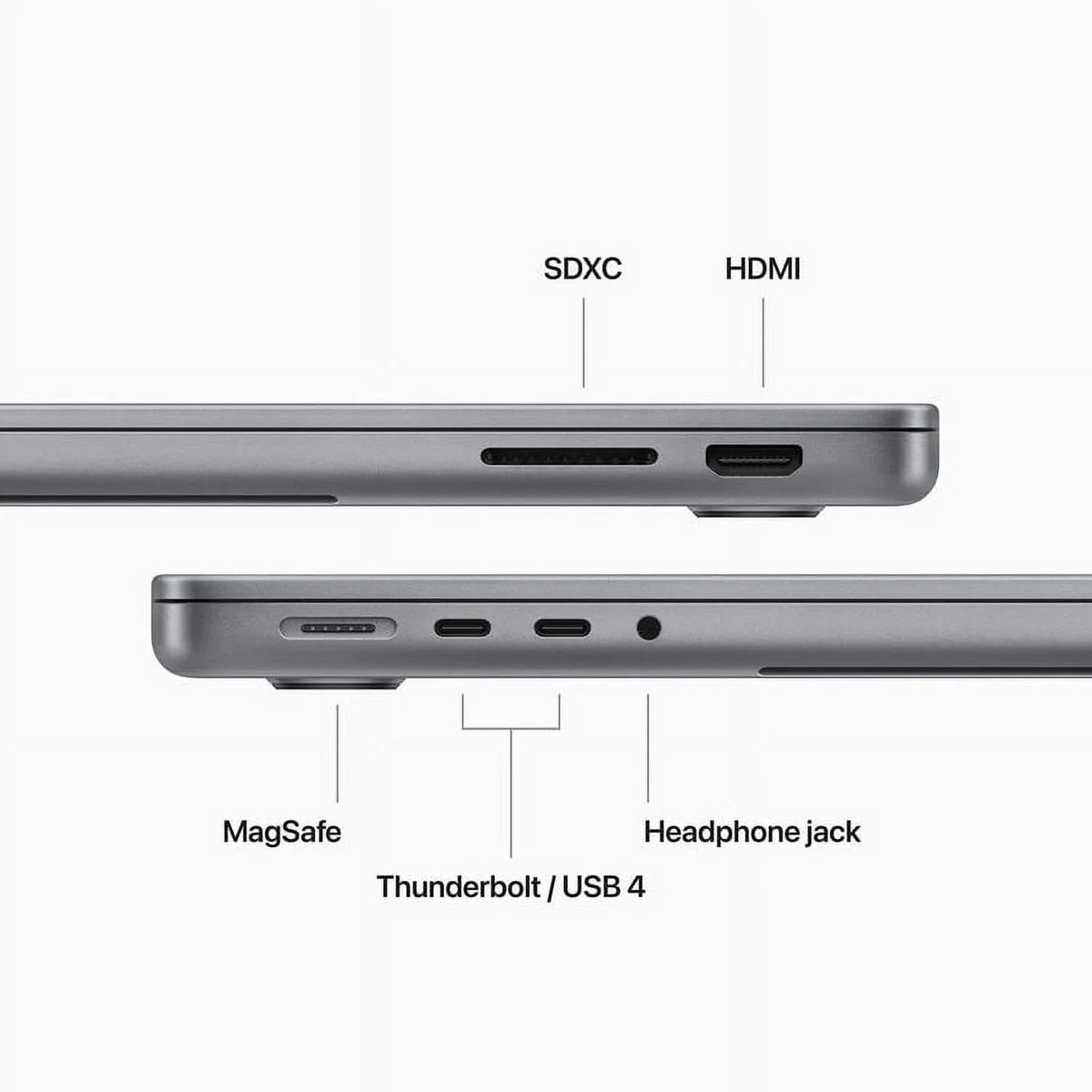 (CTO) MacBook Pro 14-in - M3 8C CPU - 10C GPU, 16GB, 1TB, 70W - (Fall 23) Z1C80001F - Space Gray