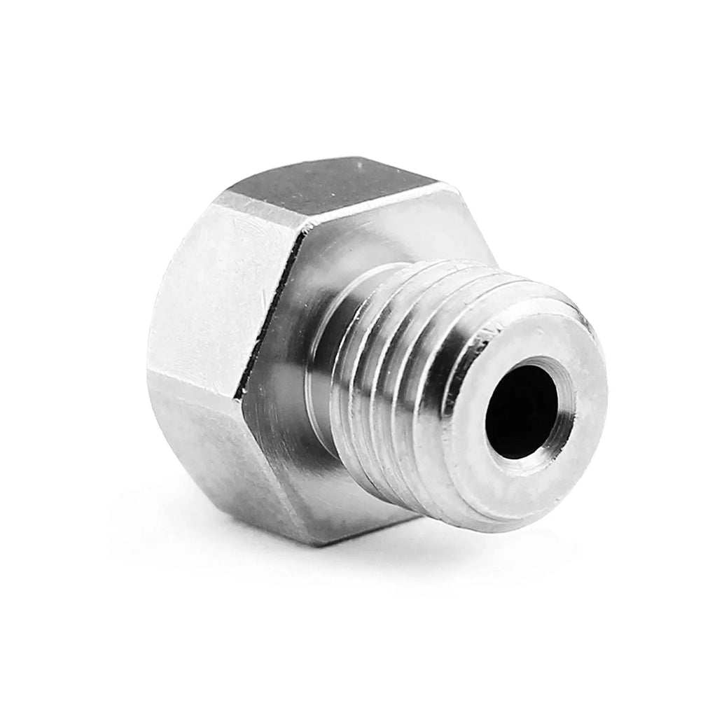 Micro Swiss Plated Wear Resistant Nozzle for Creality CR-10S Pro/CR-10 MAX Original hotend ONLY (M6x.75mm Threads) (.8mm)