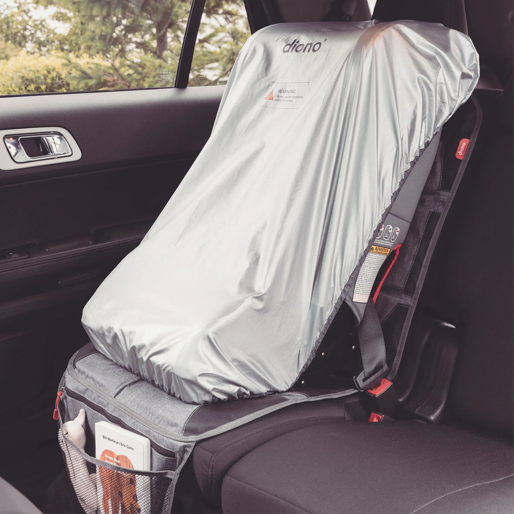 Diono Ultra Mat Car Seat Protector, Crash Tested, Fluid Resistant, Gray
