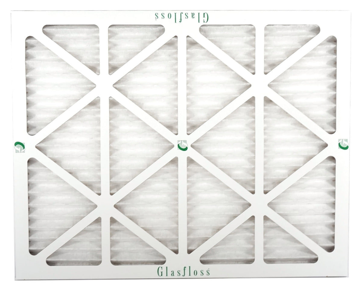 Glasfloss Air Filter 16x20x2 - 2" MERV 10 - (Pack of 12) - Pleated AC or HVAC Air Filter - Furnace Air Filter - Home or Office - Made In The USA.
