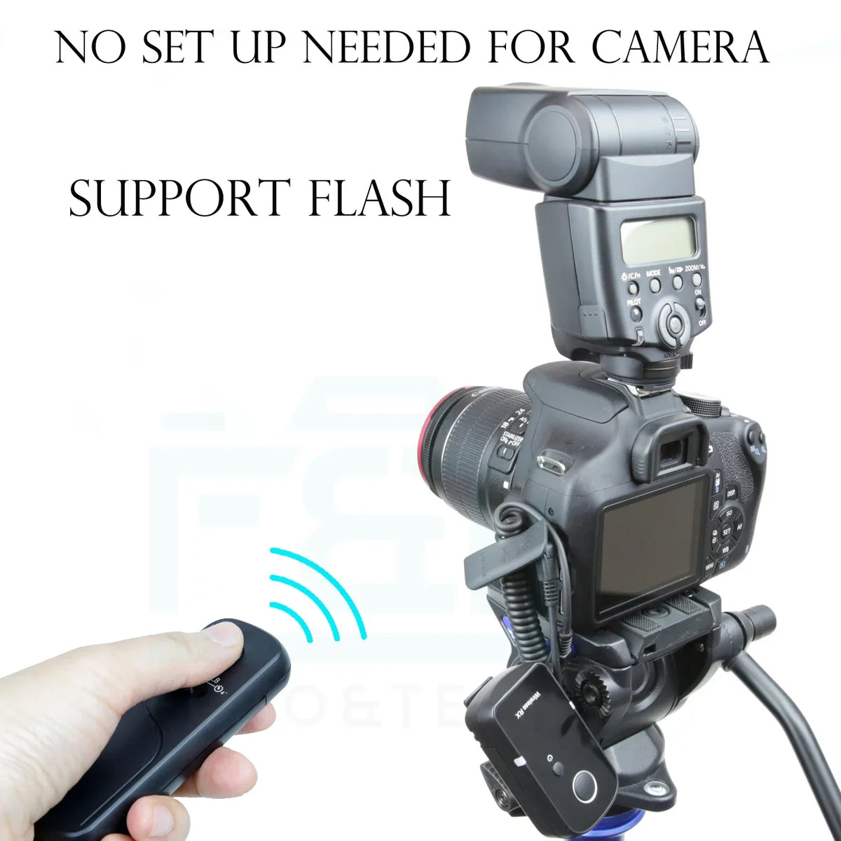 Foto&Tech 360 Any Angle Wireless Remote Control Shutter Release Working 100 Meters- DC-G9 DMC-G7 DMC-G85 DC-GH5/DMC-FZ300 FZ150 FZ1000 FZ2500(FZ2000) FZ200 FZ100 G10 G5 G6 GF6 GH4 GX7 L1 L10