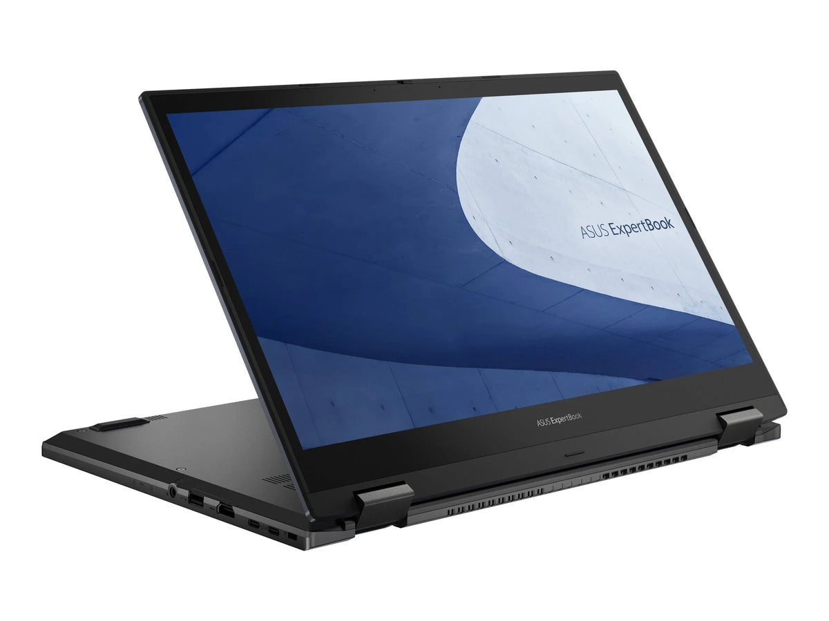 ExpertBook B2 Flip B2502FBA-XS74T - Flip design - Core i7 - 1260P / up to 4.7 GHz - Win 11 Pro - Iris Xe Graphics - 16 GB RAM - 512 GB SSD NVMe - 15.6" Monitor 1920 x 1080 (Full HD) - Wi-Fi 6E - star black (LCD cover), star black