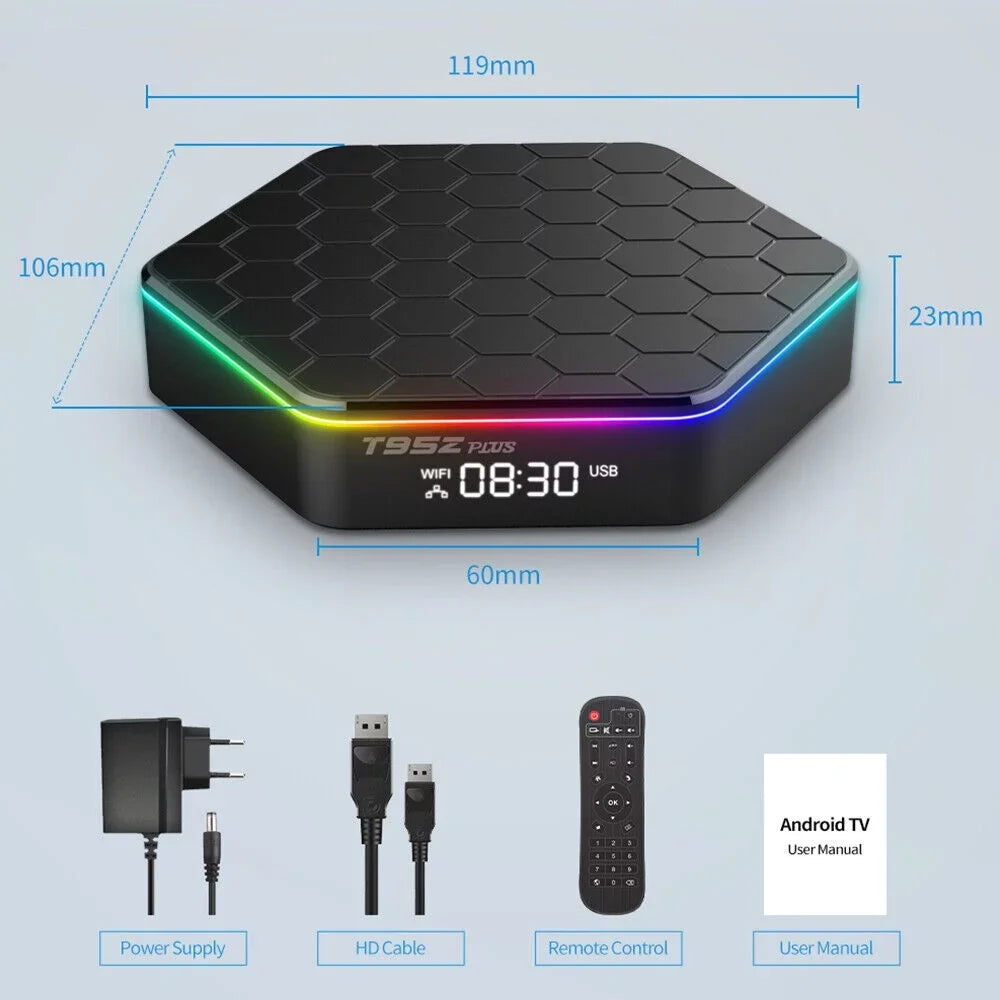 JahyShow T95Z Plus Android 12.0 TV Box: Enjoy 6K UHD Quality and Smart Features