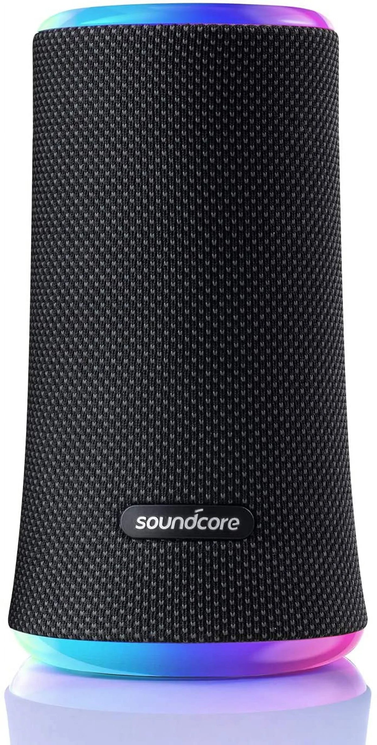 Restored Soundcore by Anker Flare 2 Wireless Portable Liquid Bluetooth Speaker Black (Refurbished)