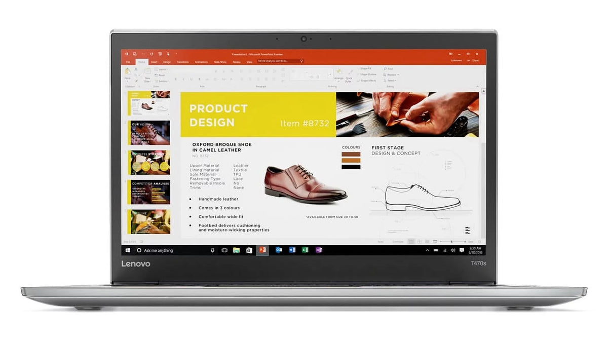 ThinkPad T470s Touch Windows 10 Pro LTE 4G Notebook - Core i7-7600U, 20GB RAM, 500GB SSD, 14" IPS FHD (1920x1080) Monitor Fingerprint Reader, Smart Card Reader, Black Color