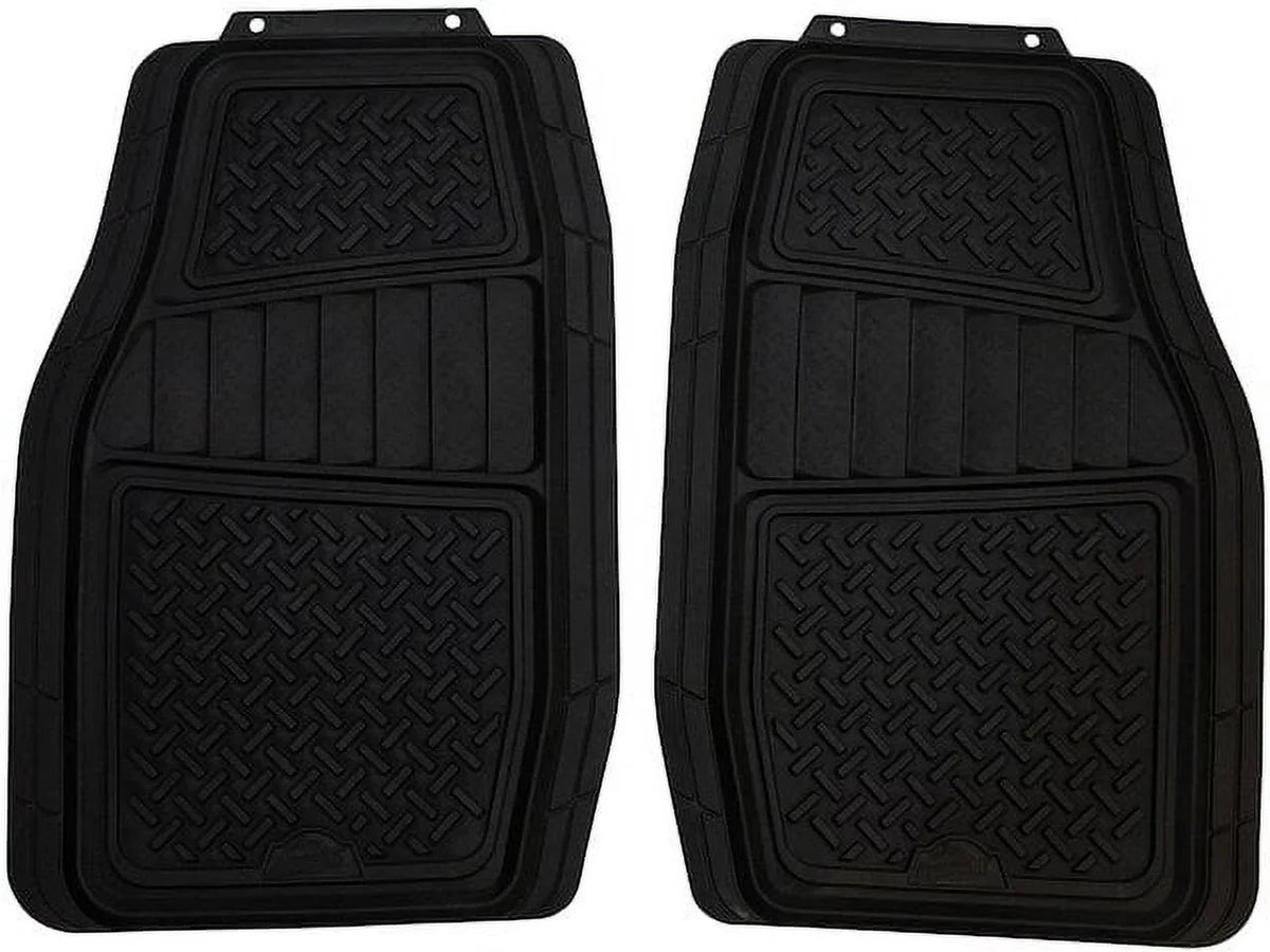 Floor Mat Set 2 Piece - Compatible with 2004 - 2008, 2017 - 2019 Chrysler Pacifica 2005 2006 2007 2018