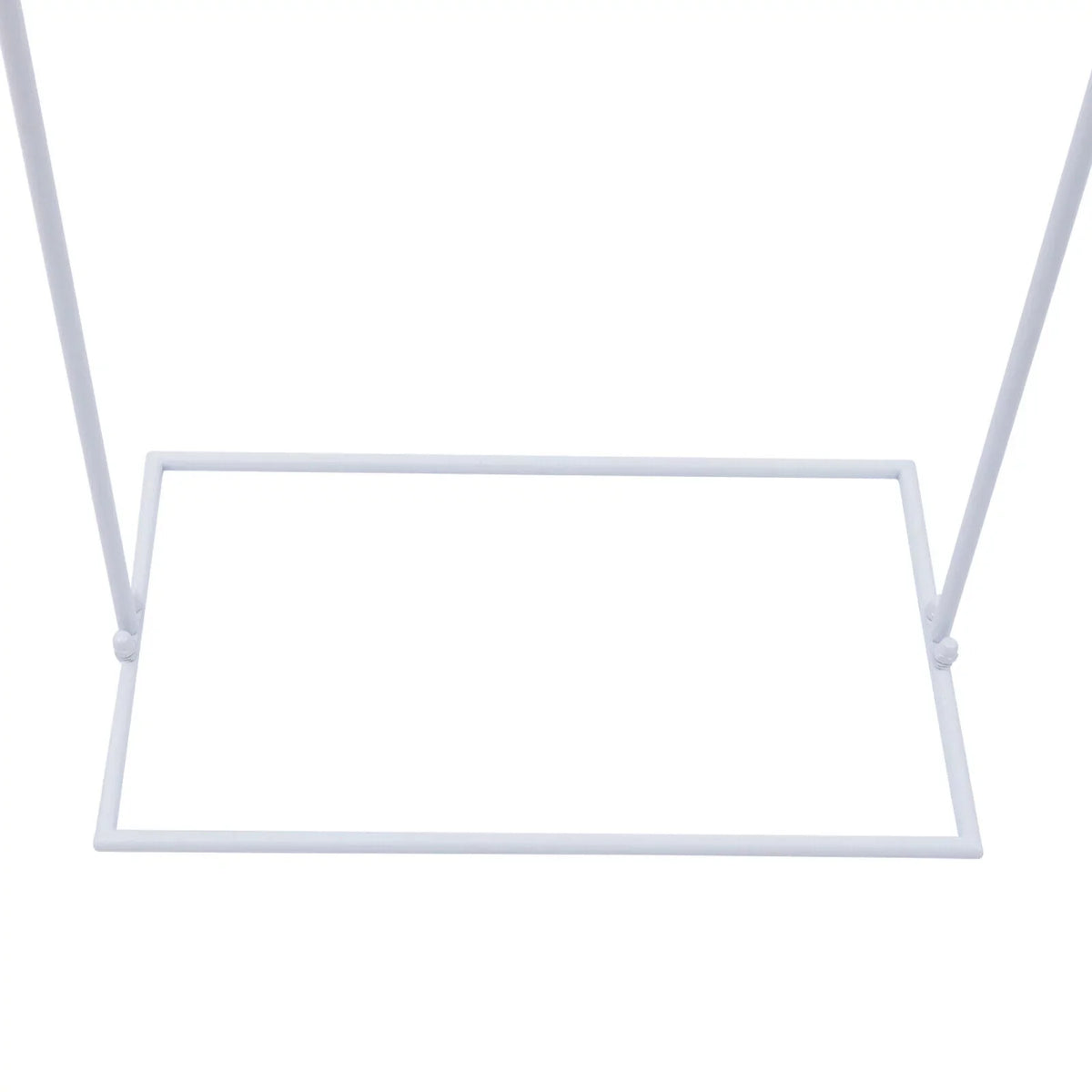 White/Golden Wedding Arch Rectangle Backdrop Stand Iron Balloon Flower Display Frame Decor