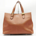 Pre-Owned BURBERRY Burberry Tote Bag Handbag Brown Leather Nova Check Ladies Men's Fashion (Good)