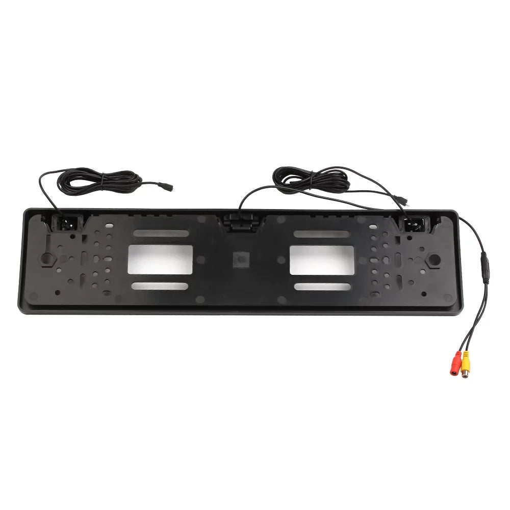 European License Plate Frame Backup Camera 12 LED Rear View Camera with Reversing System Parking Sensor
