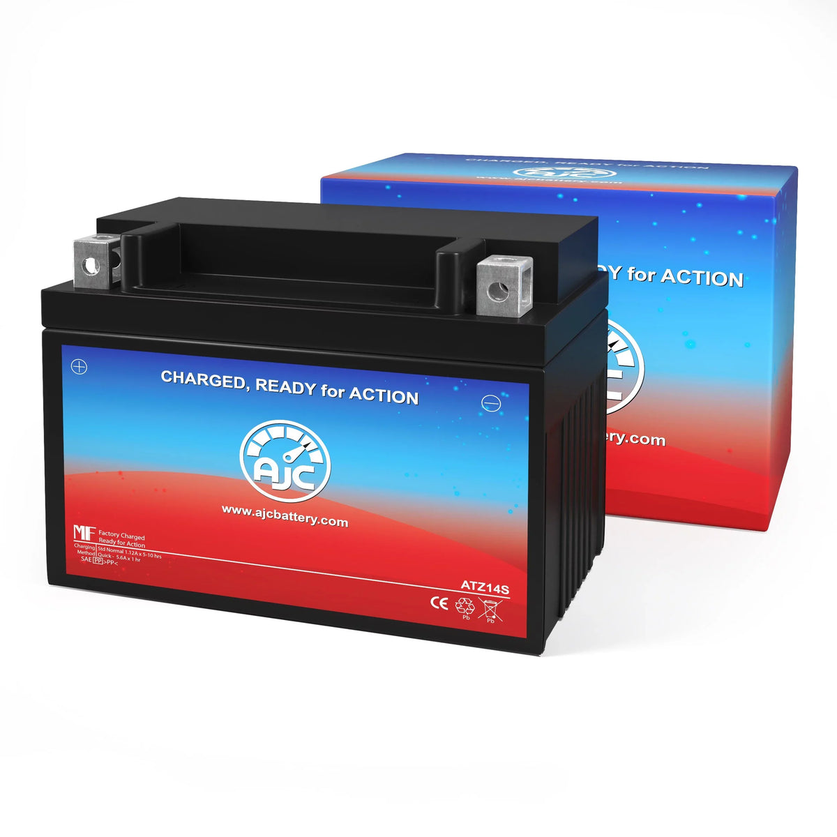 BMW F800GS GT (Auxiliary Battery) 800CC 12V Motorcycle Replacement Battery (2013-2016) - This Is an AJC Brand Replacement