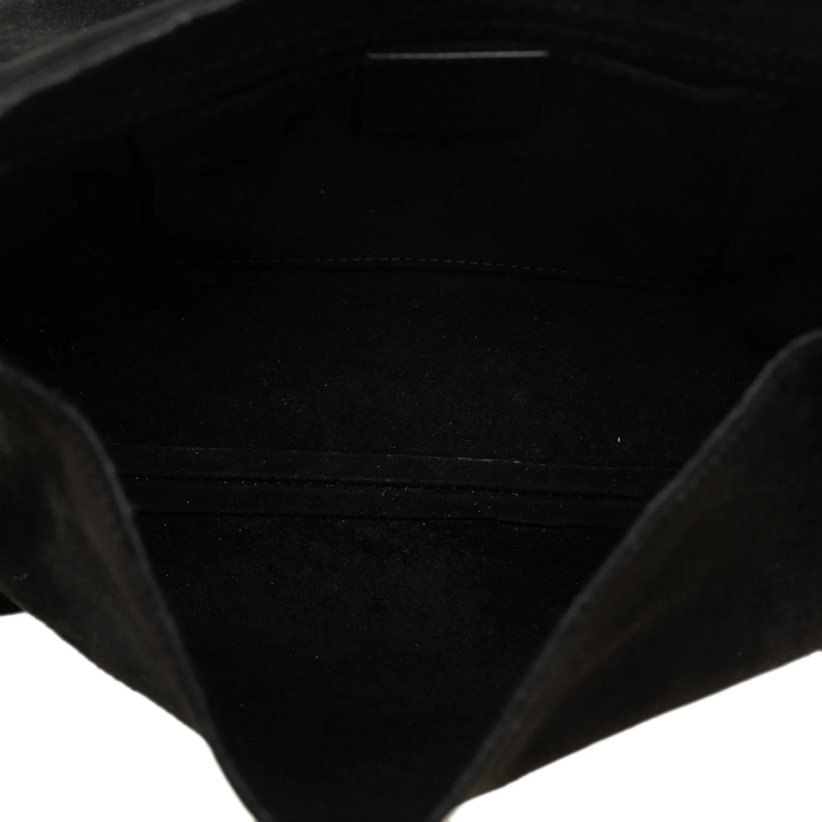 Pre-Owned Authenticated Gucci Heart Crossbody Suede Leather Black Crossbody Bag Unisex (Good)