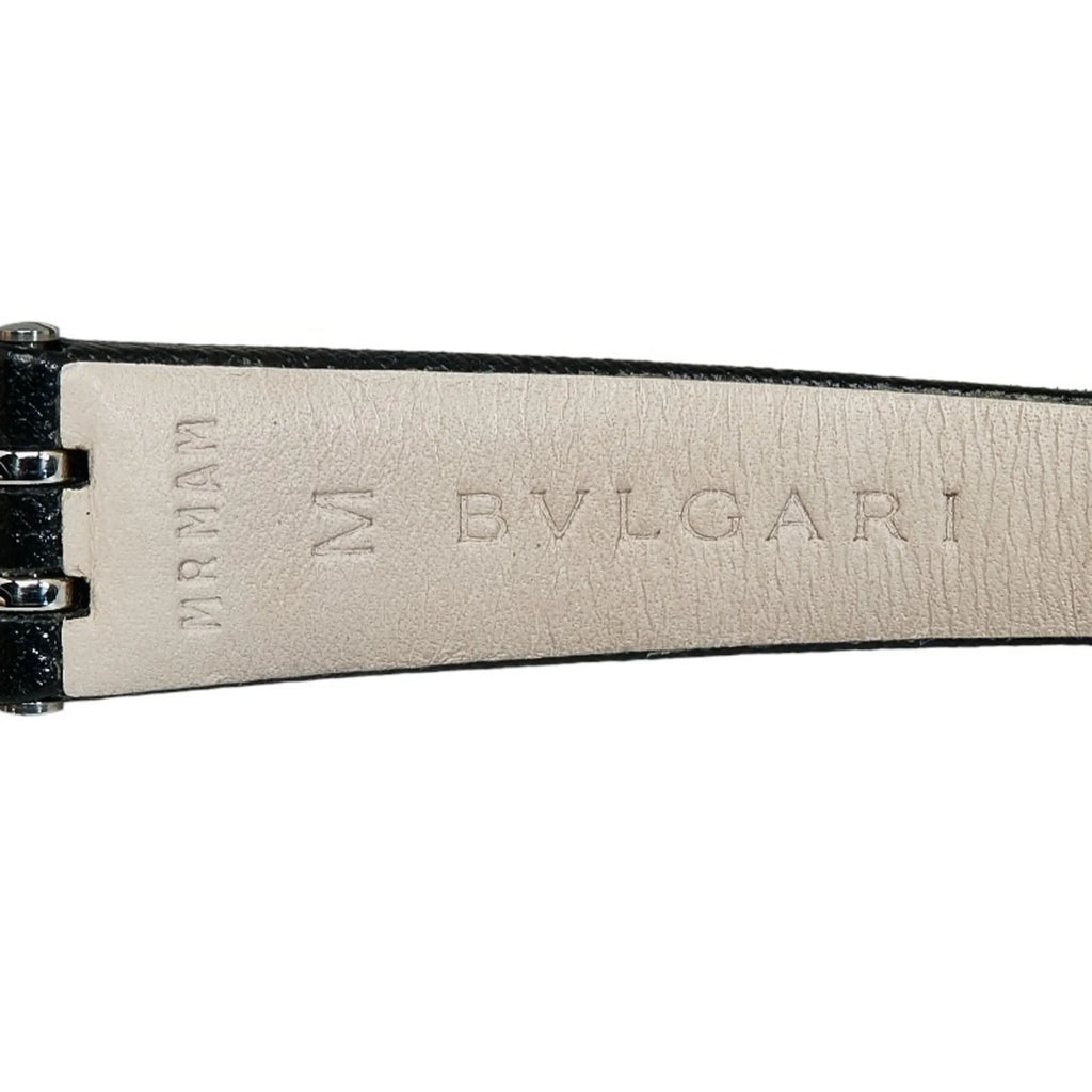 Pre-Owned Bvlgari B Zero One Shell Diamond Watch BZ23S Quartz Navy Dial Stainless Steel Ladies BVLGARI (Good)