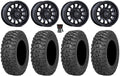 Black Rhino Rapid 15" Wheels Bk 32" Trail Saw 2.0 Tires Kawasaki Mule Pro FXT