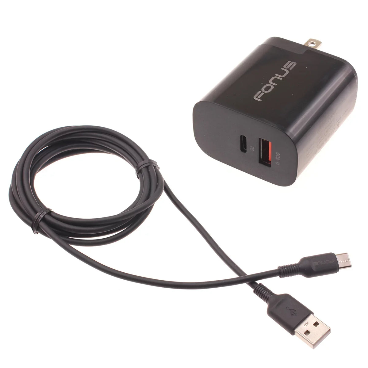 36W PD Home Charger Fast Type-C 6ft Long Cable USB-C Power Cord QC3.0 Adapter Wall AC Plug G8N for Nubia Red Magic 3 / 3S, RedMagic 5S - OnePlus 8, 5T, 6, 6T, 7T, Pro, 5G McLaren, 7 Pro