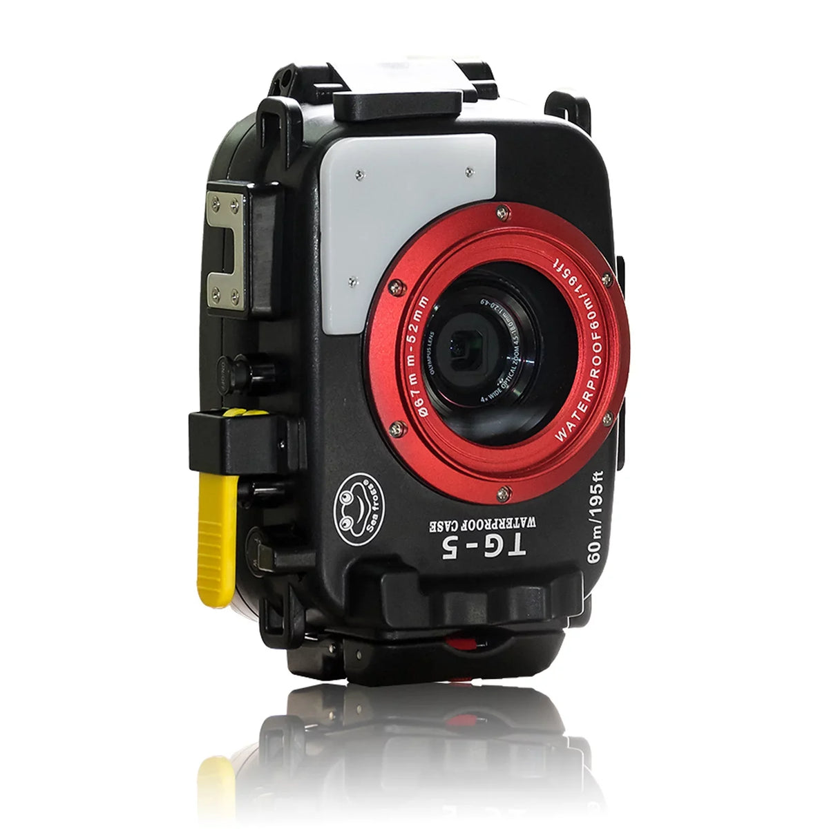 Sea frogs Liquid Camera Housing, Fluid Diving Case for Olympus TG-5, 60m/195ft Protective Shell