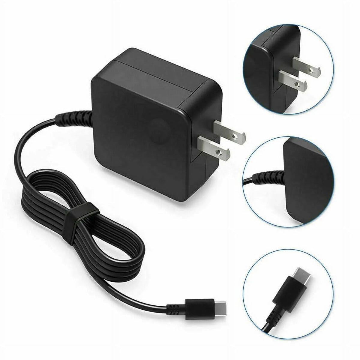 Nuxkst 65w USB-C Ac Adapter for ThinkPad 11e Yoga Gen 6 20SF0003US power supply charger