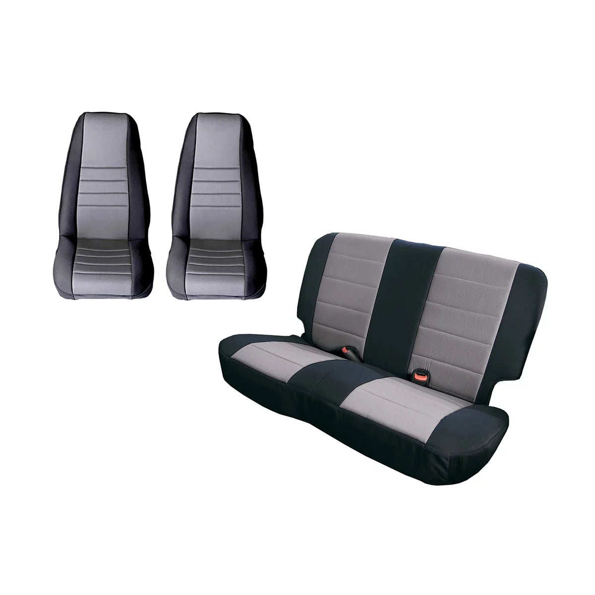 Rugged Ridge by RealTruck | 13296.01 Seat Cover Kit, Black; 2011-2018 Jeep Wrangler JK, 2 Door Compatible with Select: 2011, 2015-2018 Jeep Wrangler Unlimited