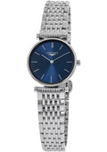 Longines La Grande Classique Quartz Blue Dial Steel Women's Watch L4.209.4.95.6