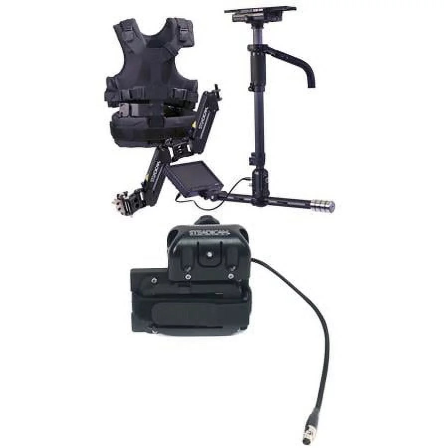 AERO Sled with 7" Monitor, A-15 Arm and Vest With SteadiCam BP-U Battery Mount