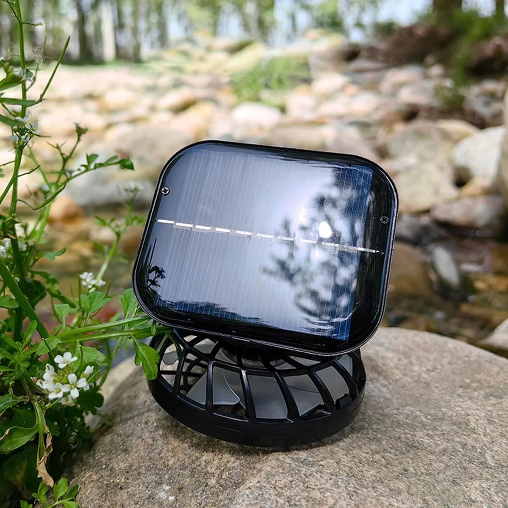 Men Sun Hat with 2 Solar Fan UPF 50+ Fishing Hats Wide Brim UV Protection Sun Hat, USB Charging