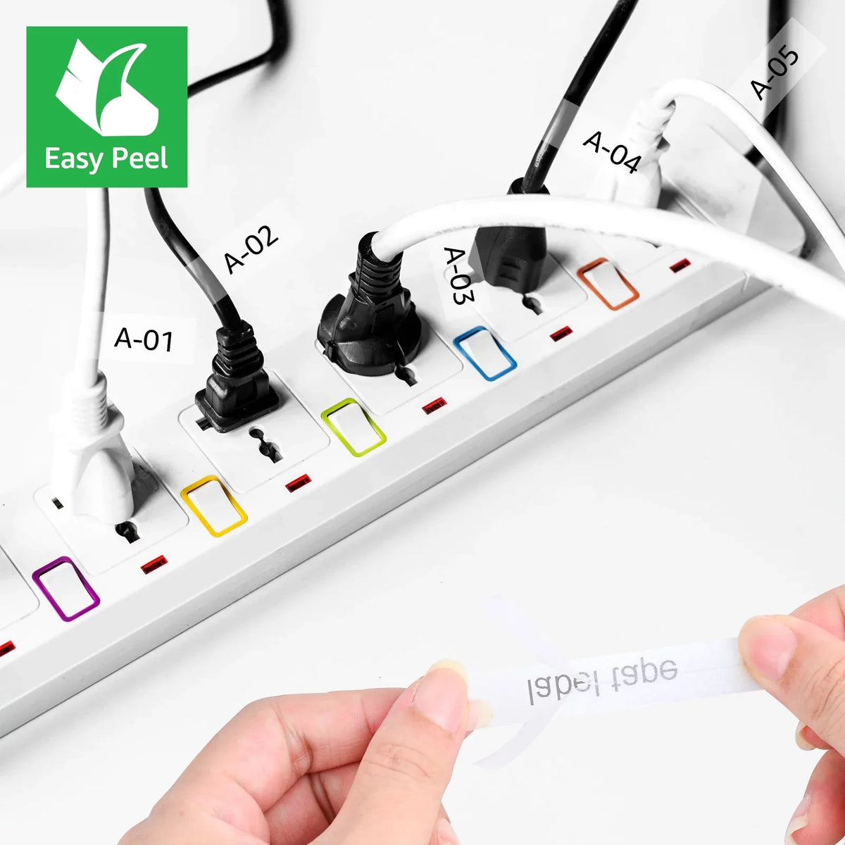 GREENCYCLE 40PK Compatible for Brother P-touch 12mm x 8m Black on Clear TZ TZe TZe-FX131 TZ-FX131 TZe-131 TZ-131 Flexible ID Cable Wire Label Tape