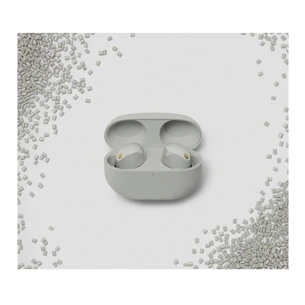 WF-1000XM5 Truly Wireless Noise Canceling Earbuds (Silver) Bundle