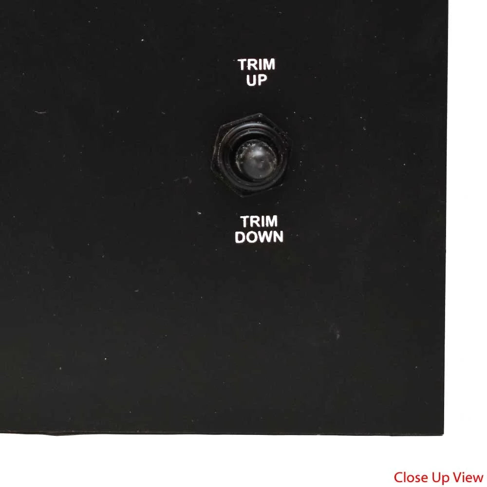 Lowe Boat Trim Switch Panel 2125510 | 7 x 5 Inch Plastic Black