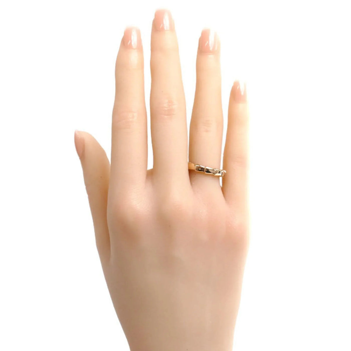 Pre-Owned BVLGARI Bvlgari K18PG Pink Gold Serpenti Viper Ring 349649 50 4.3g Women's (Good)