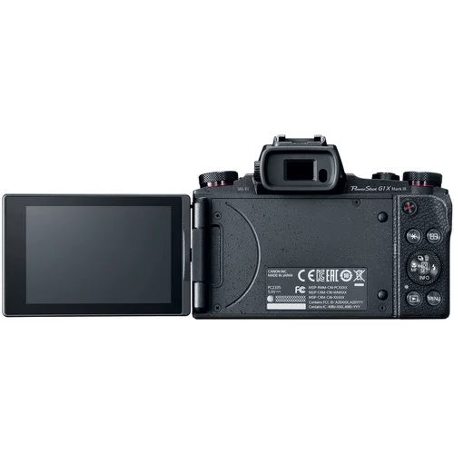 6TH Ave Electronics Bundle For PowerShot G1 X Mark III Digital Camera (2208C001), 64GB Card, 2 x NB13L Battery, Corel Software, Charger, LED Light, Soft Bag + More (International Model)