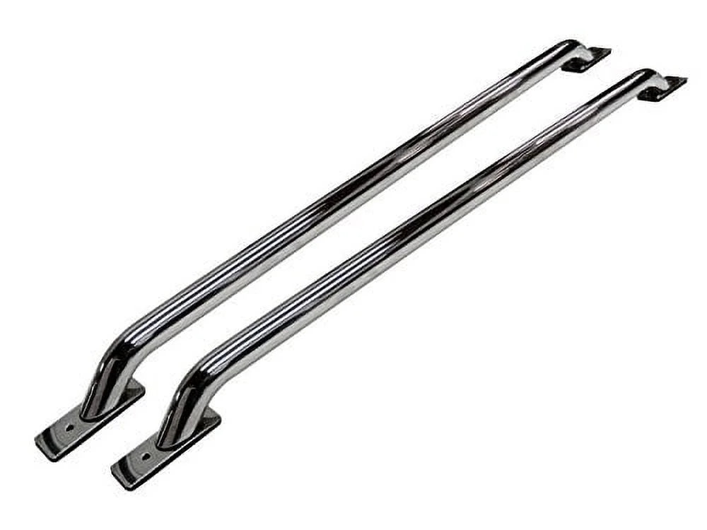 Go Rhino 8127C Stake Pocket Bed Rails For Ram 11-24 1500, Ram 19-23 1500 Classic, Dodge 09-10 Ram 1500, Ford 09-14 F-150, Ford 15-24 F-150 (Bed Length: 67.0, 67.1, 67.4Inch)