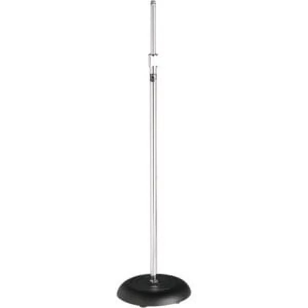 Shure MS-10C - Stand - for microphone - metallic gray, chrome - floor-standing