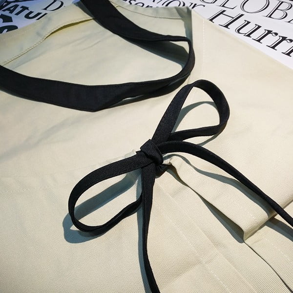 I Am From San Marino Art Deco Fashion Apron Adjustable Bib Cotton Linen BBQ Kitchen Pocket Pinafore