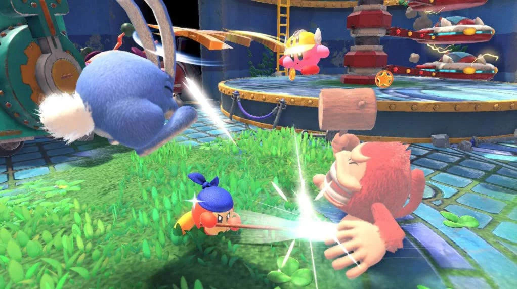 Kirby and the Forgotten Land - Nintendo Switch with Monitor Cleaning Cloth
